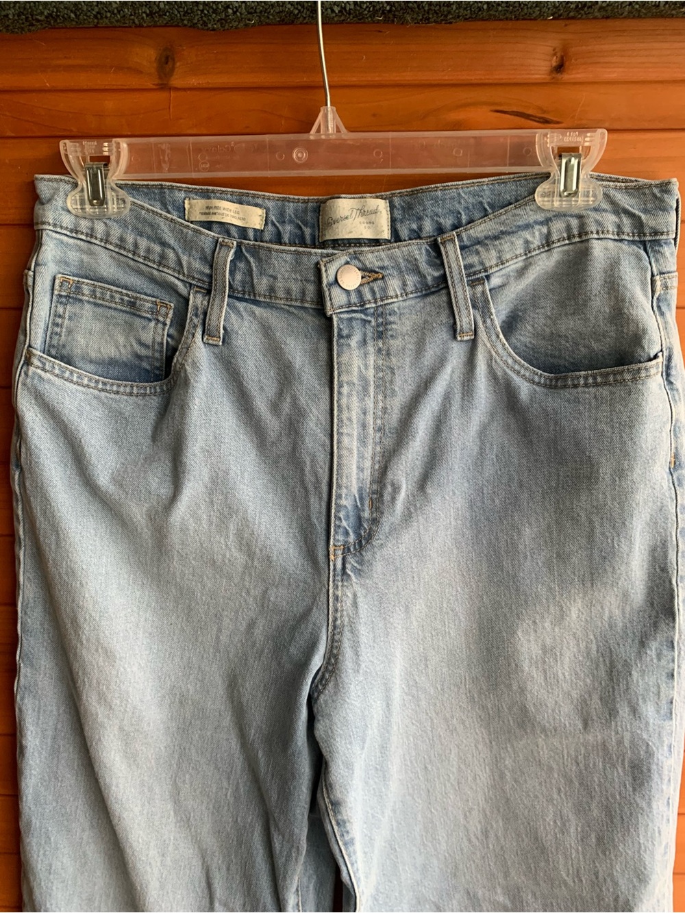 Universal Threads High Rise Wide Leg Jeans, 12 - Picture 2 of 9